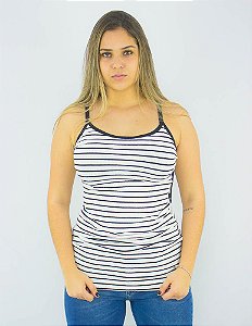 REGATA STRIPPED RIB SLEEVELESS ELLUS FEMININO