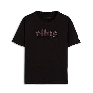 Camiseta Ellus Gothic Shine Boxy Feminina