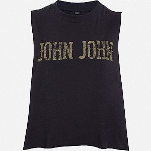 Camiseta John John Sing Black Masculina Preta - Dom Store Multimarcas  Vestuário Calçados Acessórios