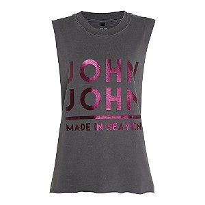 Regata John John JJ Line Feminina Cinza