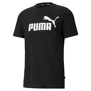 Camiseta Puma Ess Logo Tee Masculina Preta