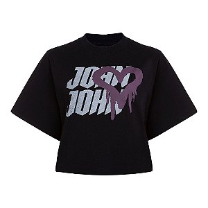 Camiseta John John JJ Line Feminina Marrom - Dom Store Multimarcas