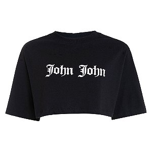 Camiseta John John Cropped Penny Feminina Rose - Dom Store