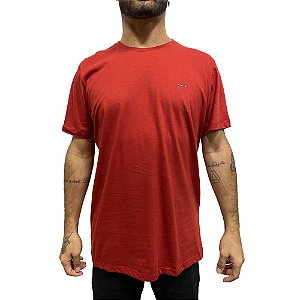 Camiseta Colcci Masculina Vermelho Bordalesa