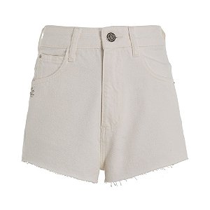 Shorts John John Alto Miconos Feminina Branco