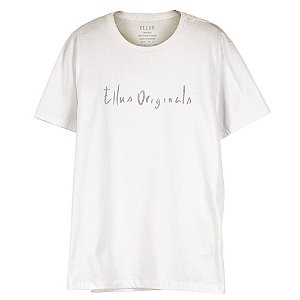 Camiseta Ellus Cotton Fine Classic Masculina Branca