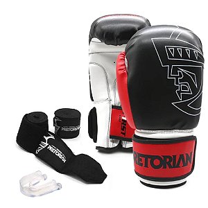 Kit Pretorian Boxe Muay Thai First Bandagem Bucal