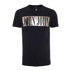 Camiseta John John Dry Masculina Preta