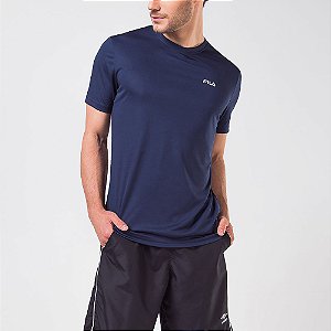 Camiseta Fila Basic Sports Masculina Azul