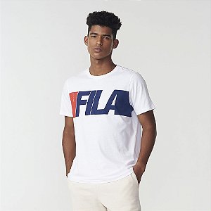 Camiseta Fila Italic Masculina Branca