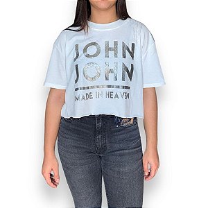 CAMISETA FEMININA JOHN JOHN PRETO C1 02 242709 - GE Mega Store