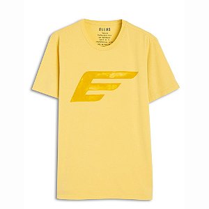 Camiseta Ellus Fine Maxi Asa Classic Masculina Amarela