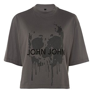 Camiseta John John Melted Skull Feminina