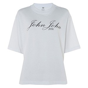 Camiseta John John JJ Line Feminina Preta - Dom Store Multimarcas Vestuário  Calçados Acessórios