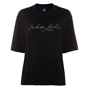 Camiseta John John Annie Black Feminina