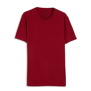 Camiseta Ellus Fine Cotton Melange Classic Vermelha