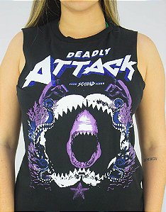 REGATA ELLUS 2ND FLOOR DEADLY ATTACK PRETO FEMININA