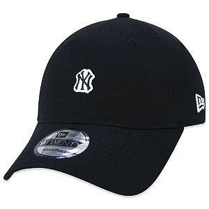 Boné New Era 920 New York Yankees Mini Logo Aba Curva Preto
