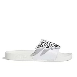 CHINELO ADIDAS MONOGRAM ADILETTE " JEREMY SCOTT " BRANCO