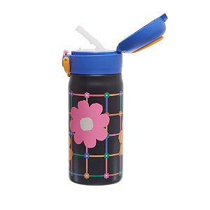 Garrafa Fabula Zumzum Margarida Xadrez 330ml