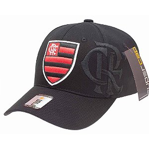 Boné Flamengo Zico Bordado Licenciado Supercap Preto
