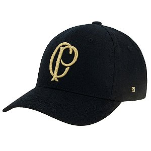 Boné Corinthians Bordado Licenciado Supercap Dourado