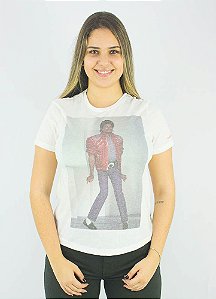 BLUSA ELLUS BOTONÊ MICHAEL JACKSON OFF WHITE