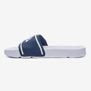 Chinelo Fila Sleek Stripes Masculino Branco Azul