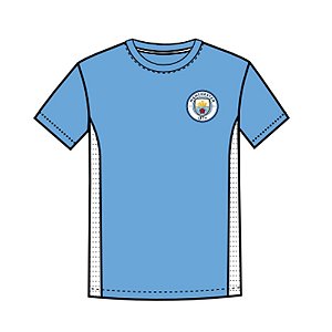 Camisa Manchester City Balboa Licenciado Masculina Claro