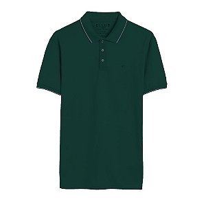 Polo Ellus Piquet e Asa Classic Masculina Verde