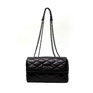 Bolsa Ellus Diana Crossbody Bag Preta Feminina