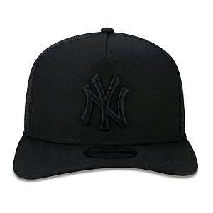 Boné New Era 940 Trucker Snapback Aba Curva MLB New York