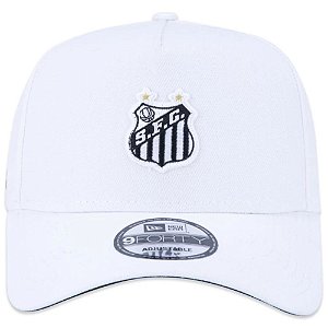 Boné New Era 940 Santos Futebol Masculino Branco