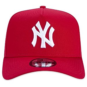 Boné New Era 940 A Frame MLB New York Yankees Vermelho