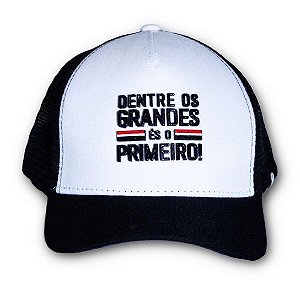 Boné São Paulo SPFC Dentre os Grandes Masculino Preto