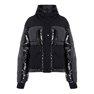 Jaqueta John John Puffer Amala Black Feminina