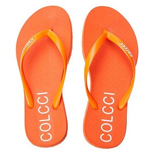 Chinelo Colcci Fluor Color Feminino Laranja