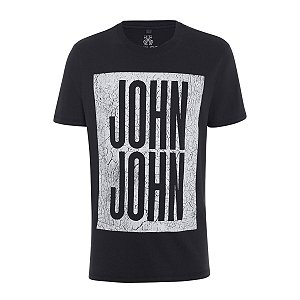 Camiseta John John Old Black Masculina