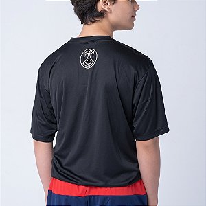 Camiseta PSG Dry Fit Infantil Licenciada Balboa Preta