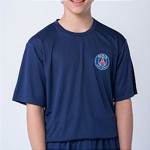Camiseta PSG Fit Juvenil Licenciada Balboa Marinho