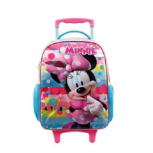 Mochila com Rodas 14 Minnie S - 11441 Escolar