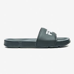 Chinelo Slide Fila Drifter Basic Masculino Preto Branco