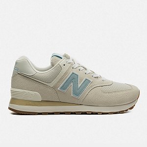 Tênis New Balance 574 V2 Feminino Branco Azul