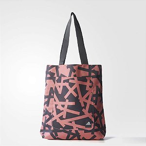 Bolsa Adidas Shopper Essentials Linear Preta 