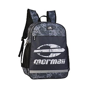 Mochila Mormaii Casual de Costas Big Logo Cinza