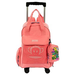 Mochila de Carrinho Externo Paul Frank Sestini Casual Coral