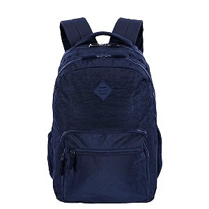 Mochila Crinkle 3 Sestini 2 Compartimentos College Azul