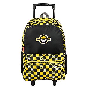 Mochila de Rodinha Grande Minions M Azul