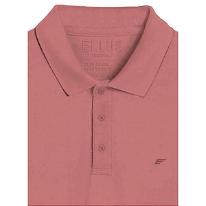 Polo Ellus Piquet e Asa Classic MC Masculina Rosa
