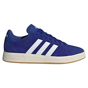 Tênis Adidas Grand Court Base 00s Suede Masculino Azul
